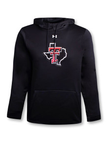Under Armour Texas Tech Red Raiders "Captain Pride" Fleece Pullover Hood in Black front