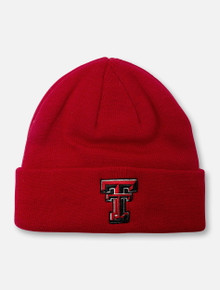 Top of the World Texas Tech Red Raiders Double T Classic Cuffed Knit Beanie