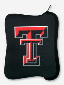 Texas Tech Double T on Black Neoprene Tablet Case