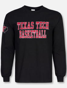 Texas Tech Red Raiders Basketball Stack Lone Star Pride Edition Long Sleeve T-Shirt