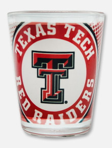 Texas Tech Red Raiders Double T Dotted Shotglass
