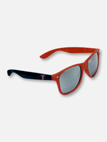  Texas Tech Red Raiders Double T Red and Black sunglasses
