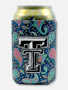 Texas Tech Red Raiders Double T Paisley Can Cooler