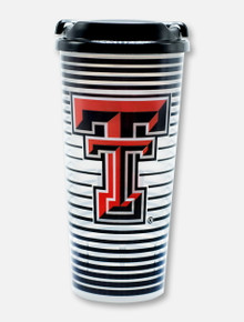 Texas Tech Red Raiders Double T Striped Tumbler