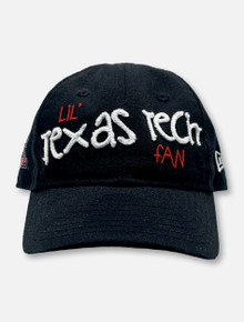 New Era Texas Tech Red Raiders "Lil' Fan" Black Stretch Fit Cap