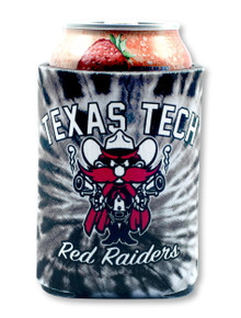 Texas Tech Red Raiders Raider Red Tie Dye Can Cooler