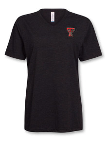 Texas Tech Red Raiders "Double T Logo" V-Neck T-Shirt