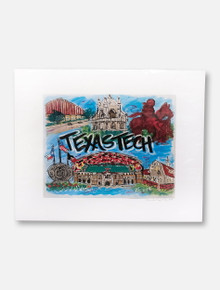 Texas Tech Red Raiders Traditions Collage 11x14 Print