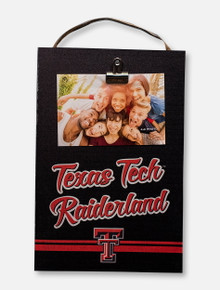 Texas Tech Red Raiders "Love You to Raiderland" Wooden Hanging Clip Plaque