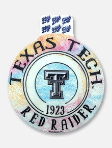 Texas Tech Red Raiders "Hopscotch Pastel" Decal