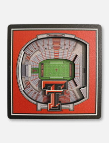 Texas Tech Red Raiders Double T 3D Stadium View Magnet 