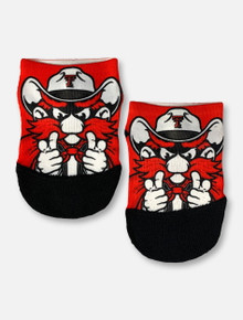 Texas Tech Red Raiders Double T Raider Red YOUTH Low-Cut Socks 