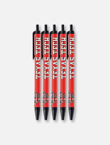 Texas Tech Red Raiders Double T Five-Pack Pen Set 