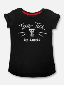 Arena Texas Tech Red Raiders Double T "Pebbles" YOUTH GIRLS T-Shirt