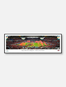 Texas Tech Red Raiders Kansas City Chiefs 2020 Super Bowl LIV Panoramic Poster in Frame (Drop-Ship Only, Allow 2-3 Business Days For Delivery) 