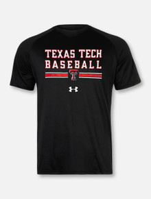 Under Armour Texas Tech Red Raiders Double T Baseball "Wells Runs Deep" Short Sleeve T-Shirt