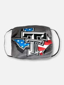 Texas Tech Red Raiders Face Mask With American Pride