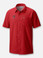 Front Profile Texas Tech Red Raiders Columbia Slack Tide Double T Solid Polo in Red