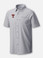 Front Profile Texas Tech Red Raiders Columbia Slack Tide Double T Solid Polo in Grey