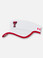 Front View Texas Tech Red Raiders Under Armour Sideline 2020 Armour Visor in White