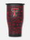 Texas Tech Orca Floral Chaser Double Walled Travel Tumbler Front View