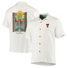 Texas Tech Red Raiders Tommy Bahama Sport Tropical Tailgate Silk Button Down 