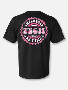 Texas Tech Red Raiders "Empowered by Pink" Breast Cancer Awareness T-Shirt Back view