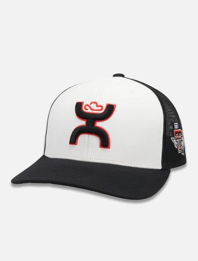 Texas Tech Red Raiders 2 Tone Hooey Cap w/ Hooey Logo and Pride on Side Snapback Cap Front