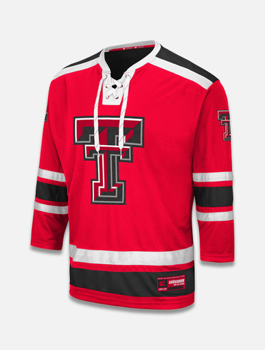 Arena Texas Tech Red Raiders Double T "Brobibs" Hockey Jersey
