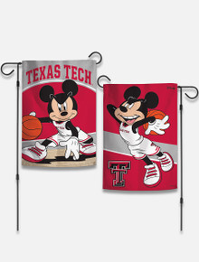 Disney x Red Raider Outfitter Mickey Basketball Player Garden Flag Banner