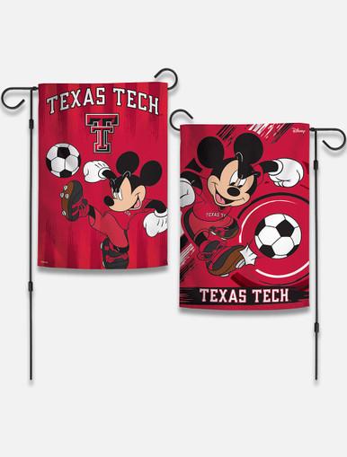 Disney x Red Raider Outfitter Mickey Soccer Player Garden Flag Banner