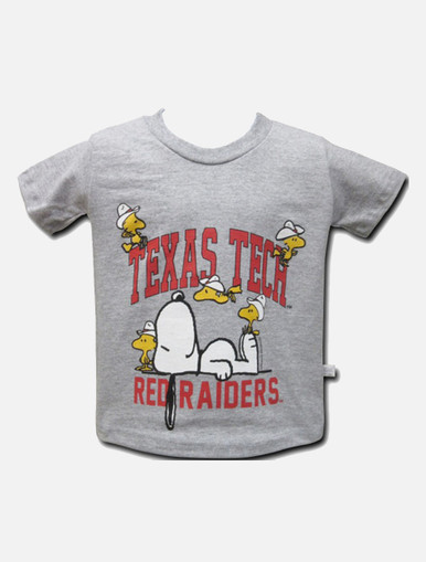 Texas Tech Red Raiders Snoopy and Woodstock TODDLER T-shirt