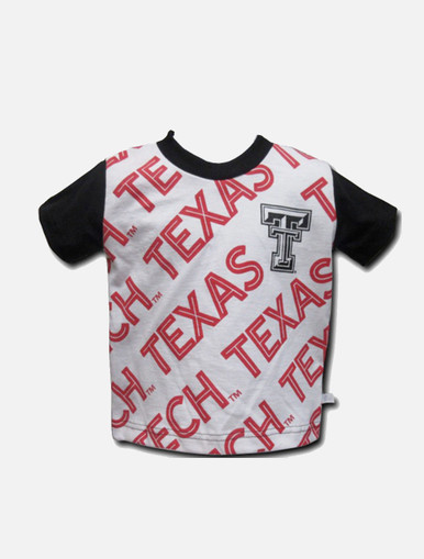 Texas Tech Red Raiders Double T Raglan TODDLER T-Shirt