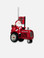 Texas Tech Santa Riding Tractor Ornament