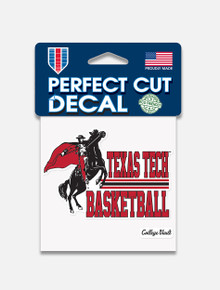 Texas Tech Red Raiders "Basketball" Perfect Cut Decal