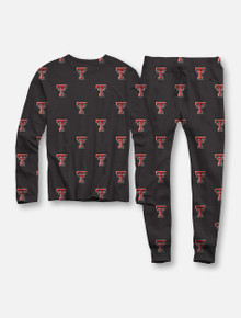 Texas Tech Red Raiders Double T All Over Pajama Set