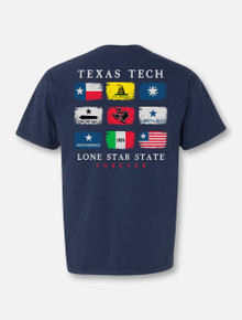 Texas Tech Red Raiders "Flags of Texas II" T-shirt