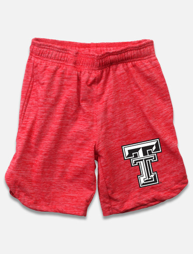 Wes & Willy Texas Tech Red Raiders Double T TODDLER Heathered Basketball Short