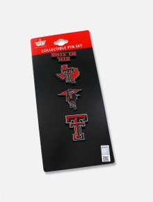 Texas Tech Red Raiders Collector Pin Set