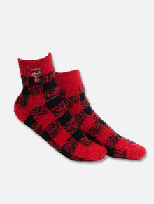 Texas Tech Red Raiders NCAA Red Black Ugly Sweater Crew Socks 