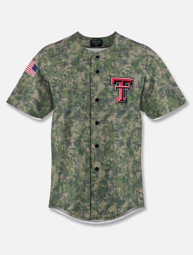 Texas Tech Red Raiders "Military Appreciation" Baseball Jersey