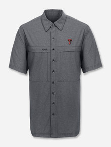 GameGuard Texas Tech Red Raiders Double T "Caviar MicroTek" Short Sleeve Dress Shirt 