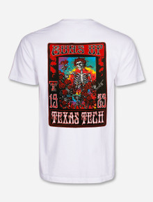 Texas Tech Red Raiders "Jam Band" White Comfort Color T-shirt