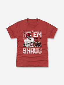 Texas Tech Patrick Mahomes Kansas City "Shrug" YOUTH T-Shirt