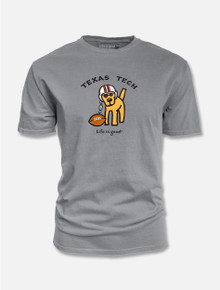 Texas Tech Life is Good "Football Dog" T-Shirt