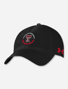 Under Armour Texas Tech "Circle Up" Double T Adjustable Black Hat 
