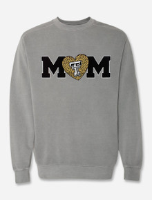 Texas Tech Red Raiders "Wild About Mom" Grey Comfort Color Sweatshirt