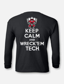 Texas Tech "Keep Calm & Wreck'em" YOUTH Longs Sleeve T-shirt