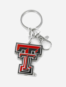Texas Tech Red Raiders Double T Heavyweight Metal Keychain