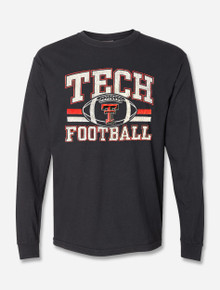 Texas Tech "Big Baller" Puff Football Long Sleeve T-Shirt